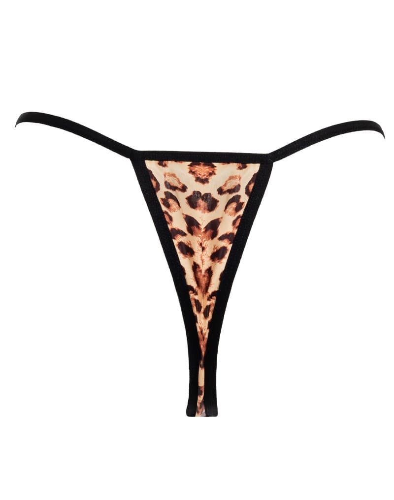 Amorable by Rimba - Mini String - One Size - Luipaardprint 6