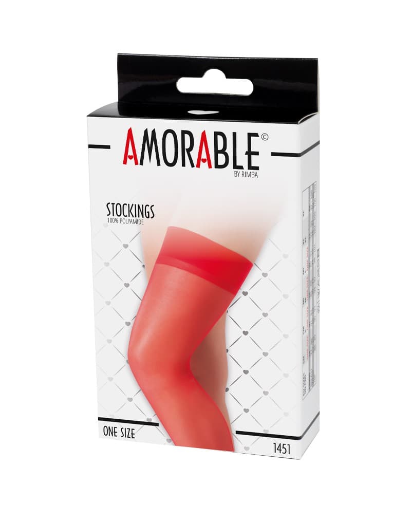 Amorable by Rimba - Kousen - One Size - Rood 2