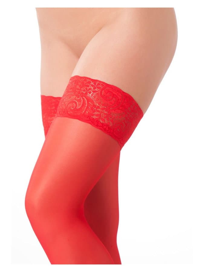 Amorable by Rimba - Hold-Up Kousen - One Size - Rood 1