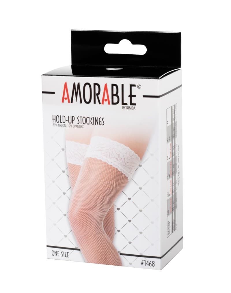 Amorable by Rimba - Hold-Up Netkousen - One Size - Wit 2