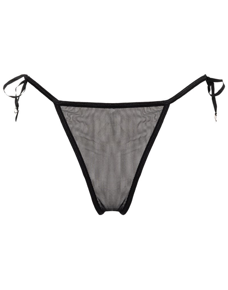 Amorable by Rimba - Tanga Slip - One Size - Zwart 3