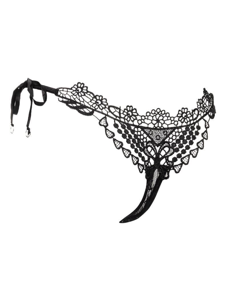 Amorable by Rimba - Tanga Slip - One Size - Zwart 6