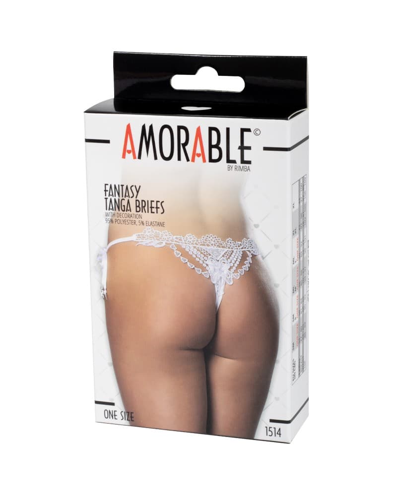 Amorable by Rimba - Tanga Slip - One Size - Wit 2