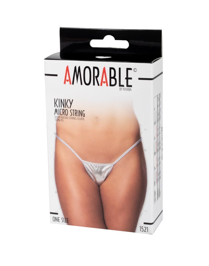 Amorable by Rimba - Mini String - One Size - Silver 2