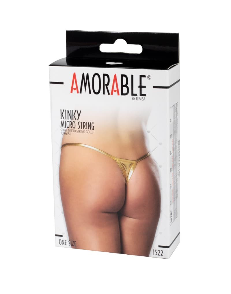 Amorable by Rimba - Mini String - One Size - Goud 3