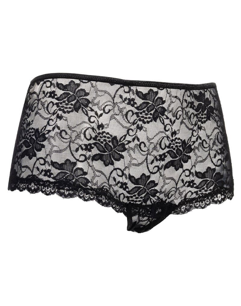 Amorable by Rimba - Slip met Open Achterkant - One Size - Zwart (art. 1540) 5