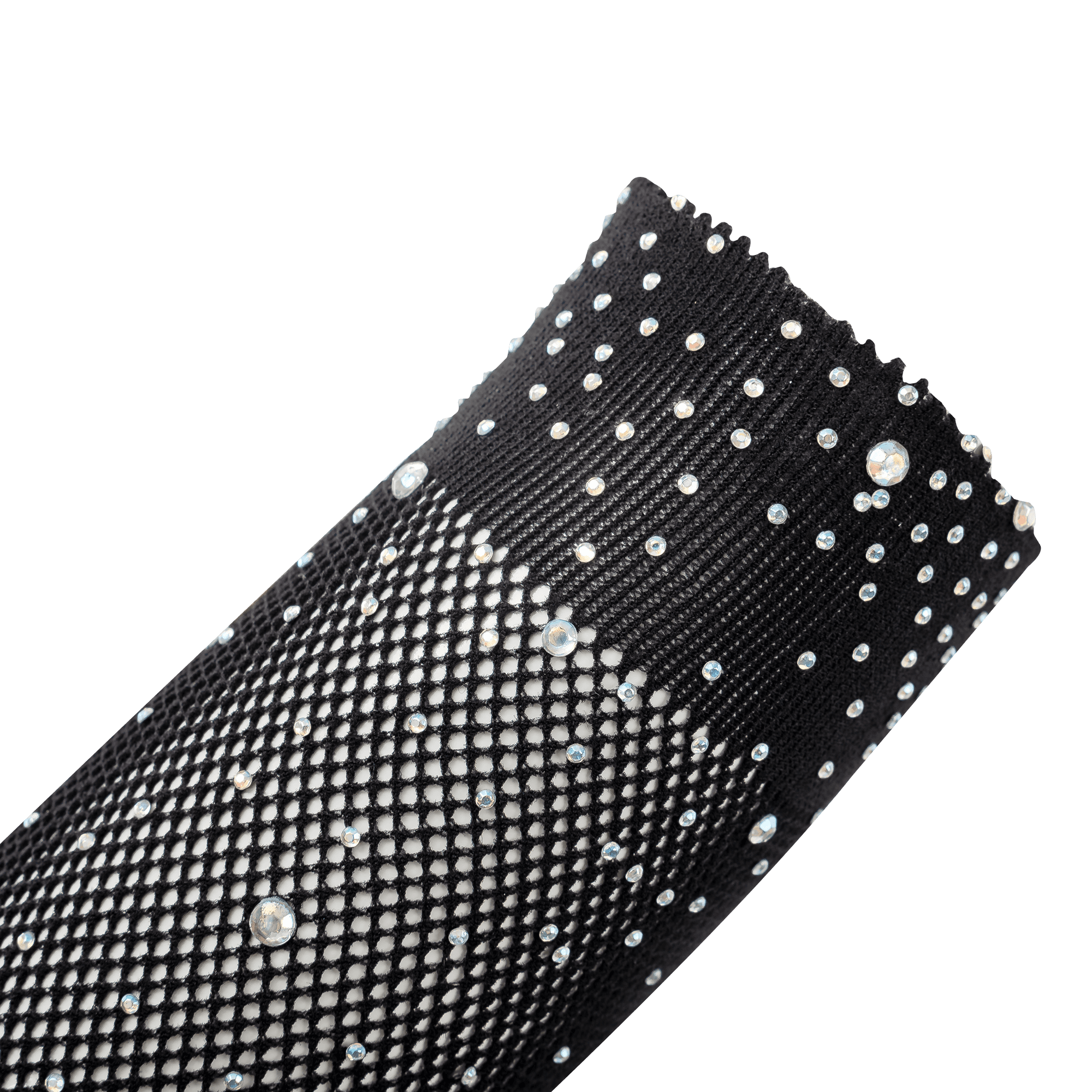 Amorable by Rimba - Handschoenen met strass-steentjes - One Size - Zwart 6