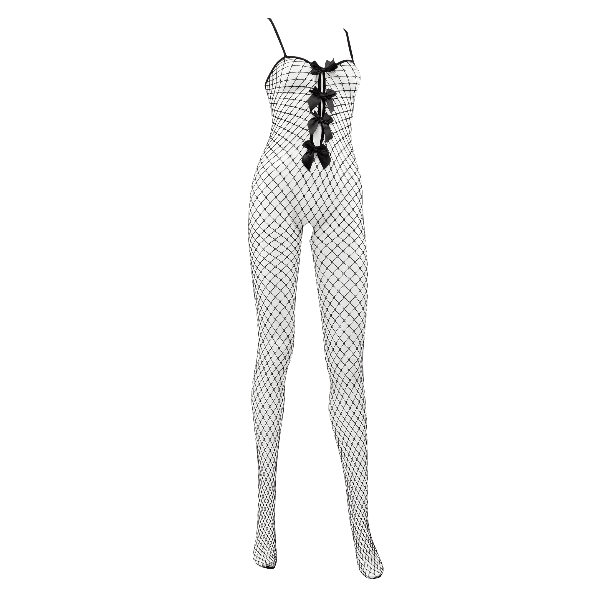 Amorable by Rimba - Open Catsuit - One Size - Zwart (art. 1558) 5