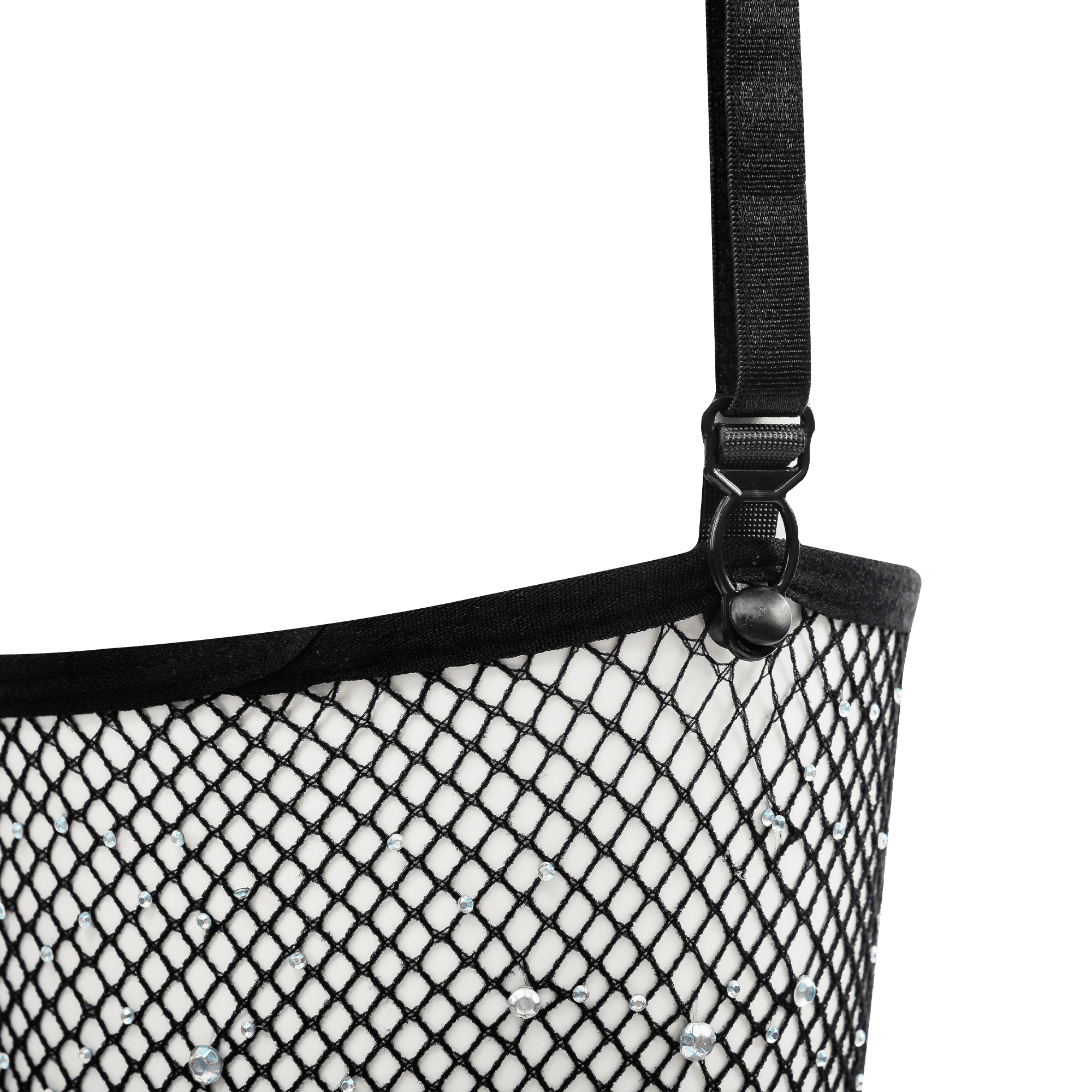 Amorable by Rimba - Sexy Visnetset met Strass - Zwart 10