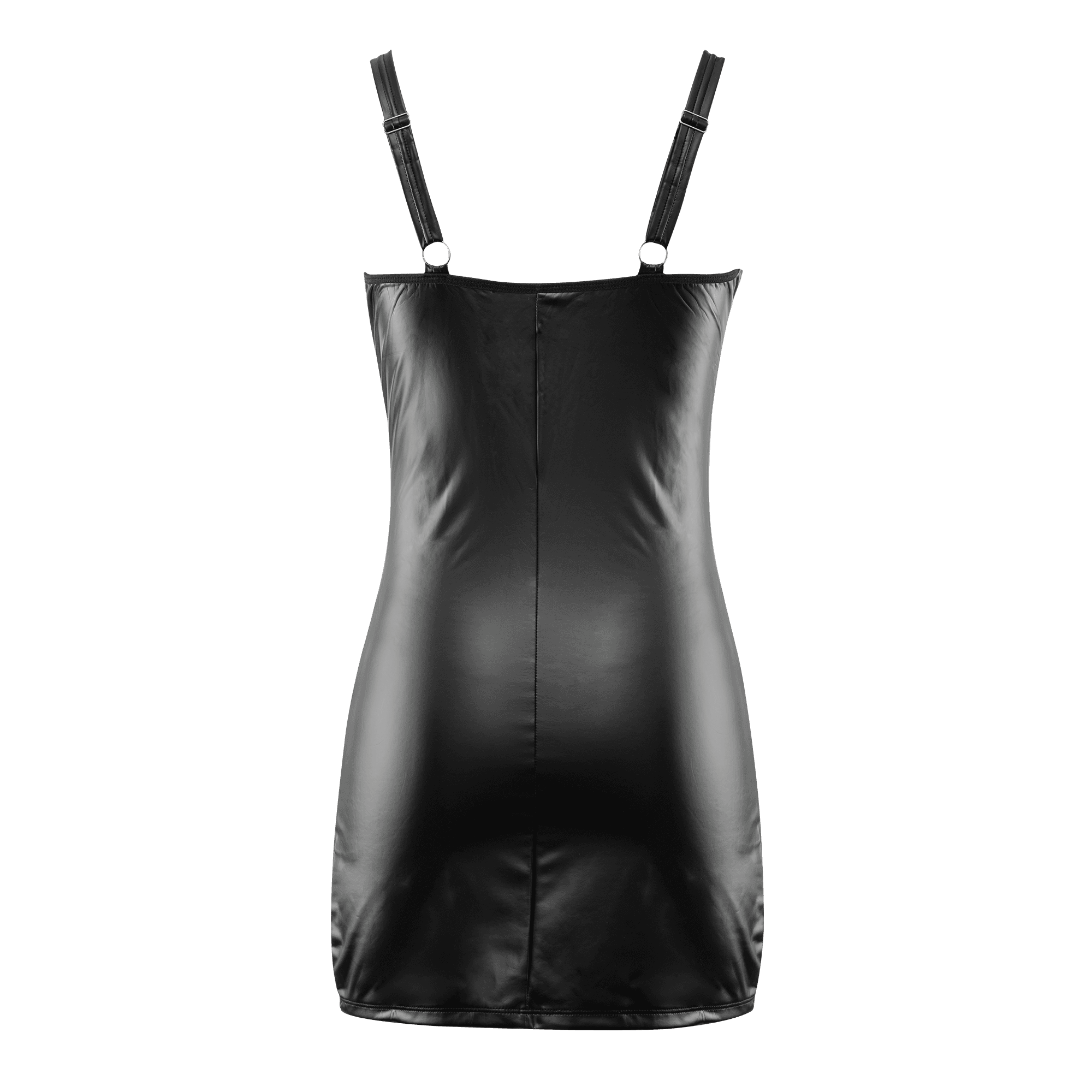 Amorable by Rimba - Wetlook Mini jurk - Zwart 6