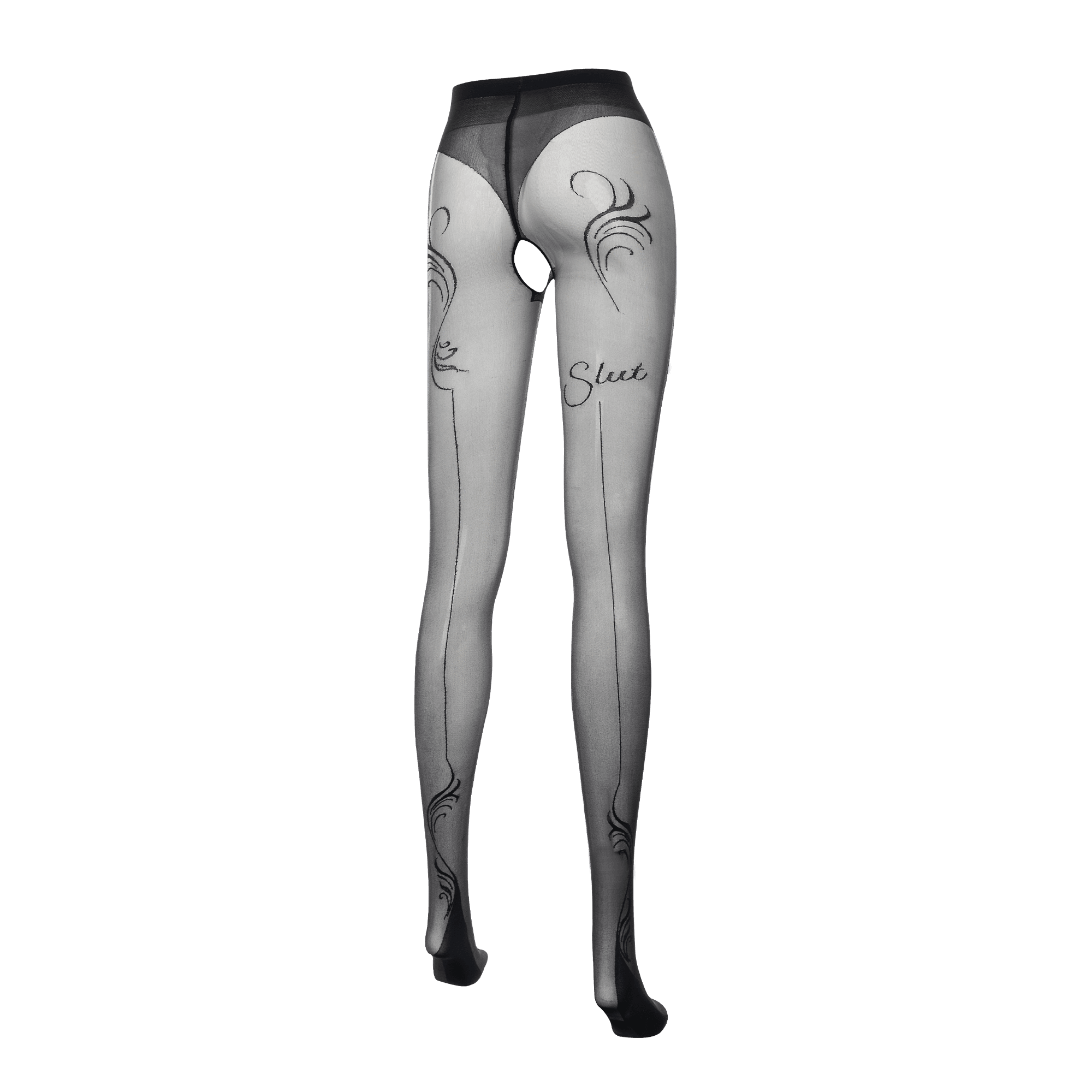 Amorable by Rimba - Slut - Hold-up-kousen – 20/60 denier – Zwart 2