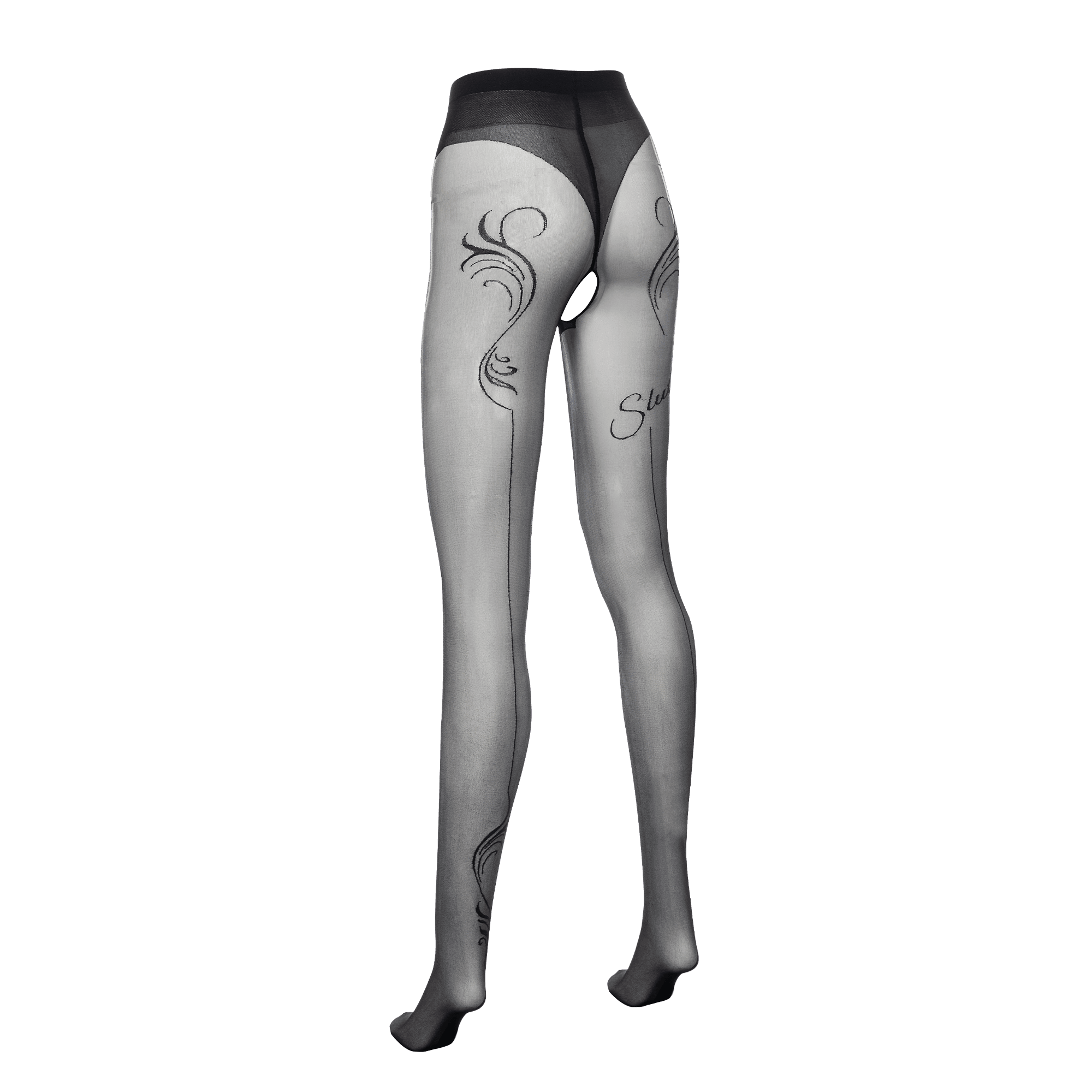 Amorable by Rimba - Slut - Hold-up-kousen – 20/60 denier – Zwart 3