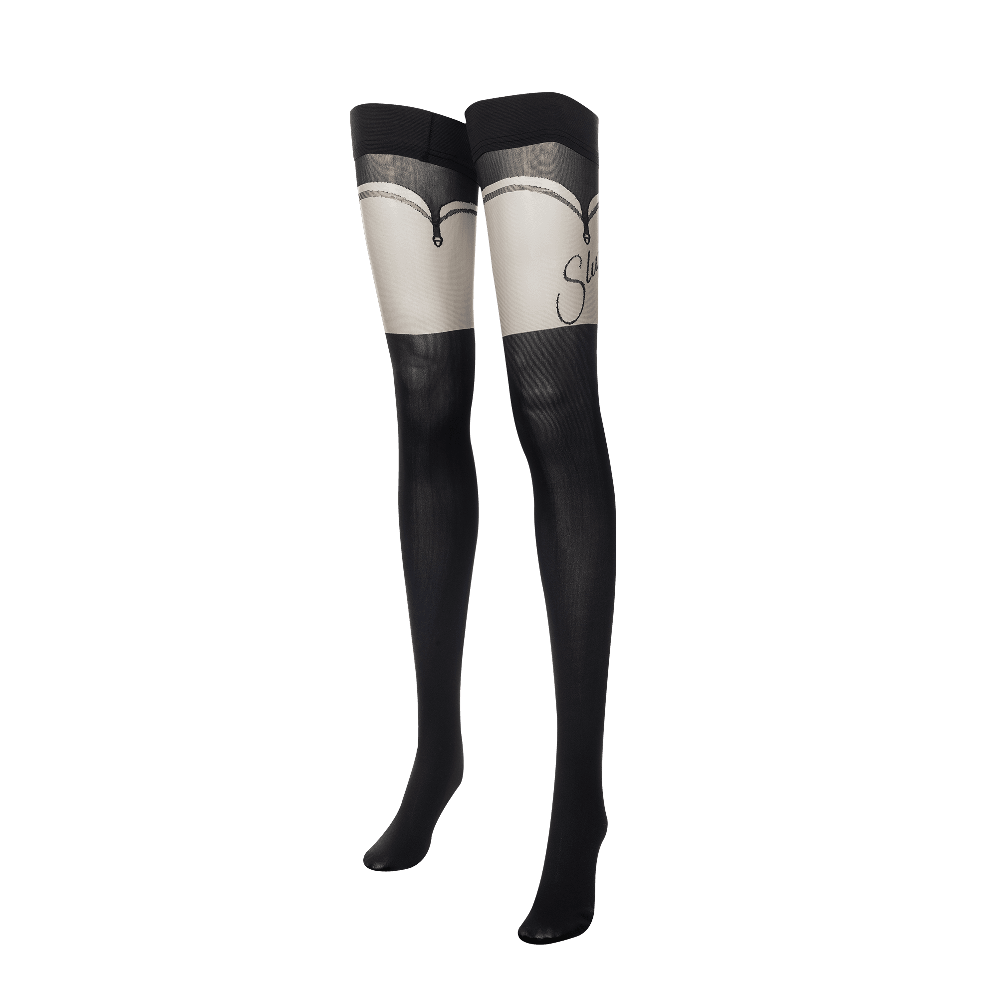Amorable by Rimba - Slut - Panty met open kruis – 20 Denier – Zwart 3