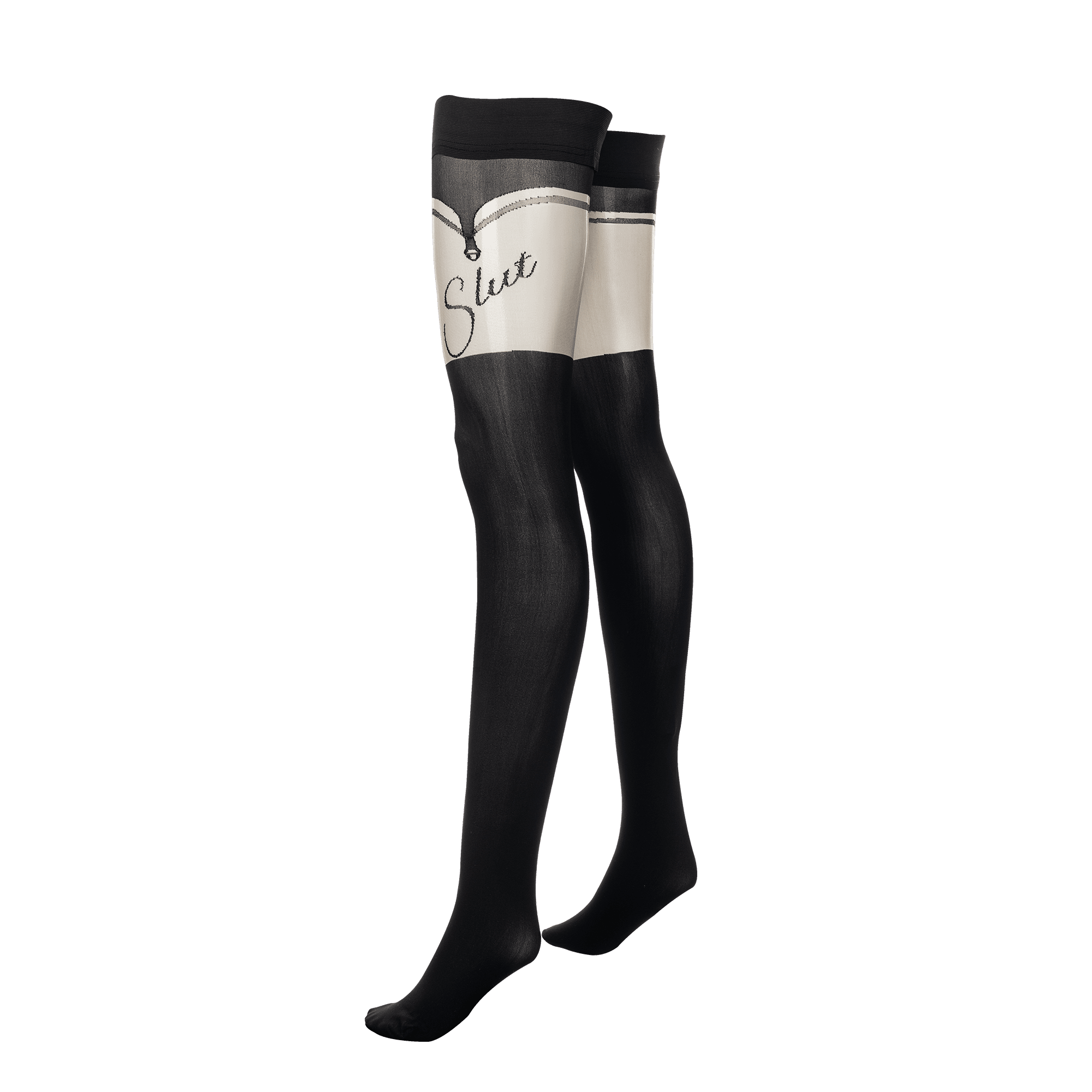 Amorable by Rimba - Slut - Panty met open kruis – 20 Denier – Zwart 4