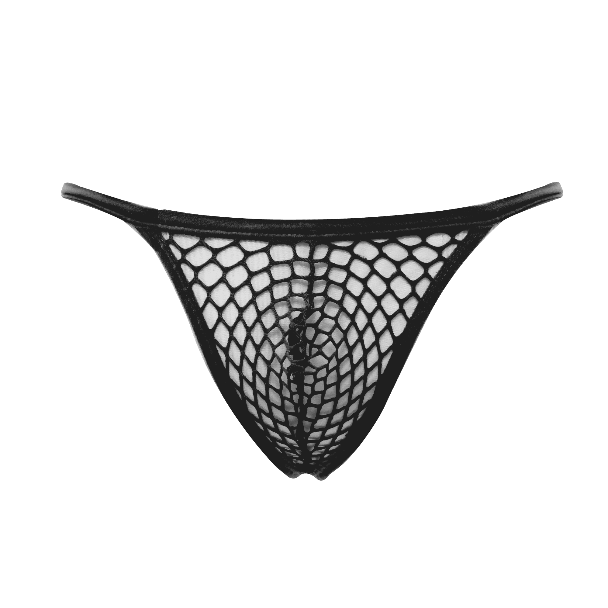 Amorable by Rimba - Visnet String - One Size - Zwart 5