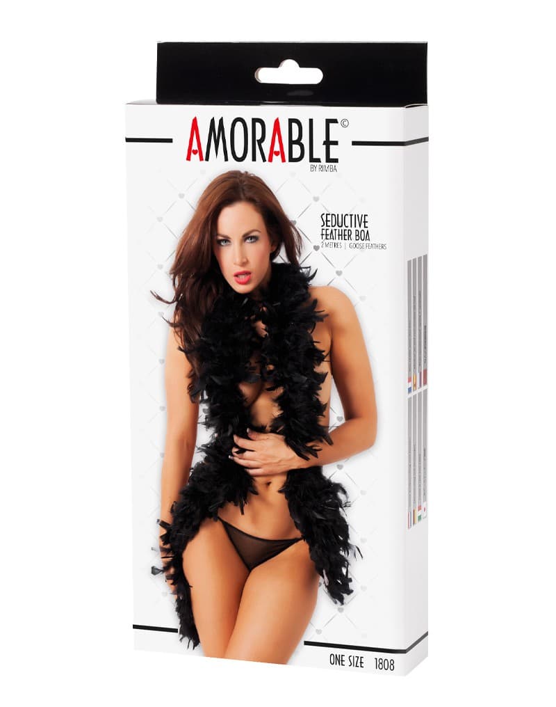 Amorable by Rimba - Boa (2 meter) - Zwart 2
