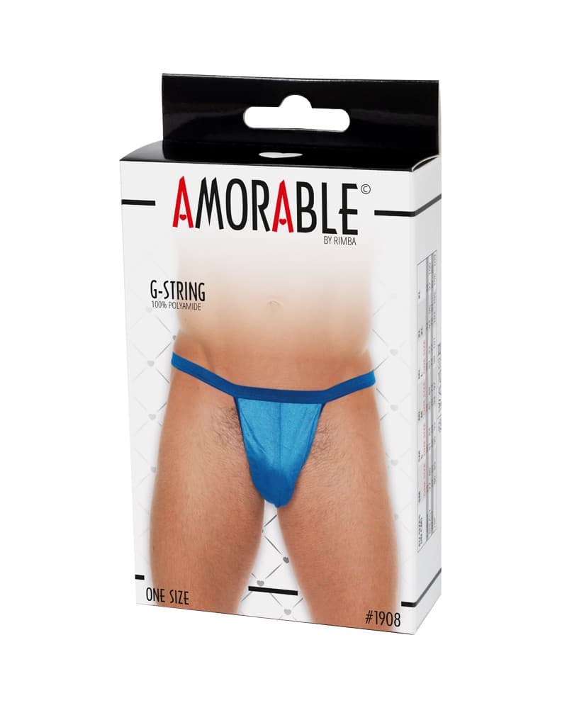 Amorable by Rimba - String - One Size - Blauw 2