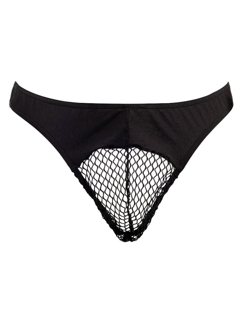 Amorable by Rimba - String met netstof - One Size - Zwart 4