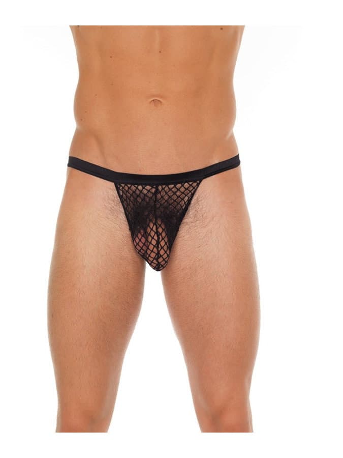 Amorable by Rimba - Visnet string - One Size - Zwart 1