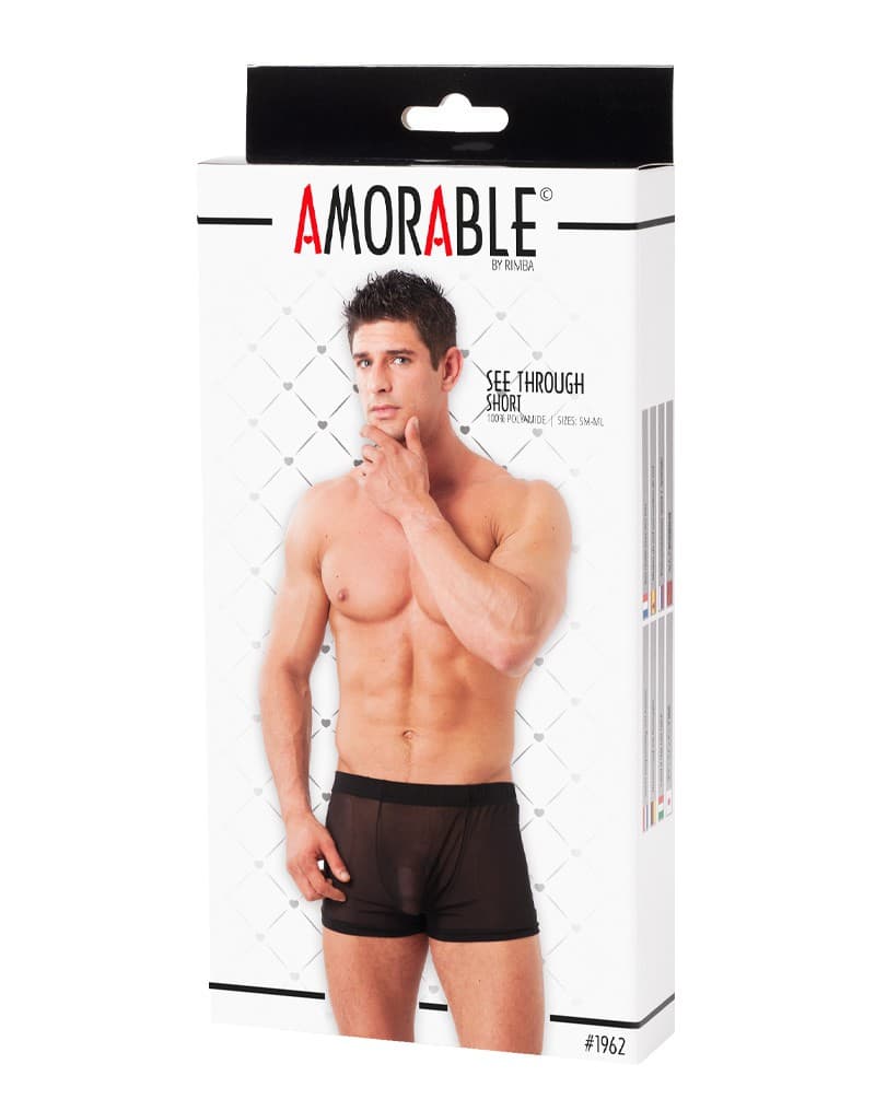 Amorable by Rimba - Doorzichtige boxershort  - Zwart 2