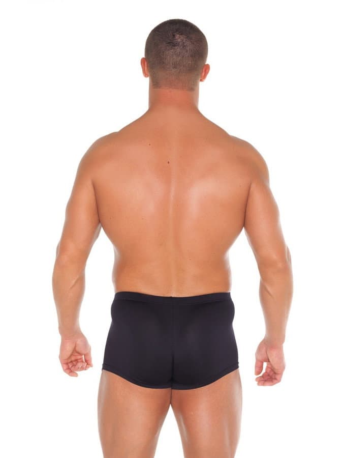 Amorable by Rimba - Boxershort met 2 ritsen - One Size - Zwart 3
