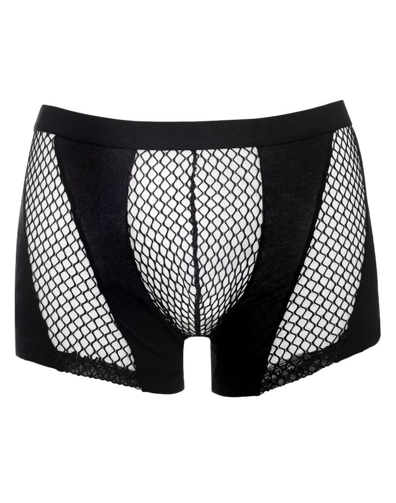 Amorable by Rimba - Boxershort met visnet   - Zwart 5