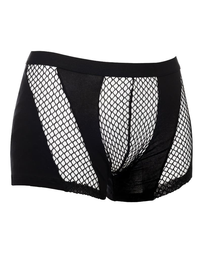 Amorable by Rimba - Boxershort met visnet   - Zwart 6
