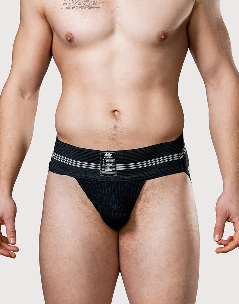 MM - Jockstrap - Zwart (7.5 cm / 3 inch) 3