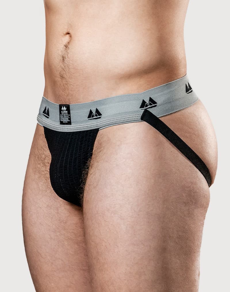 MM - Jockstrap - Zwart (5 cm / 2 inch) 1