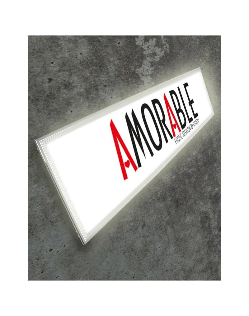 Amorable by Rimba - LED paneel met logo 1