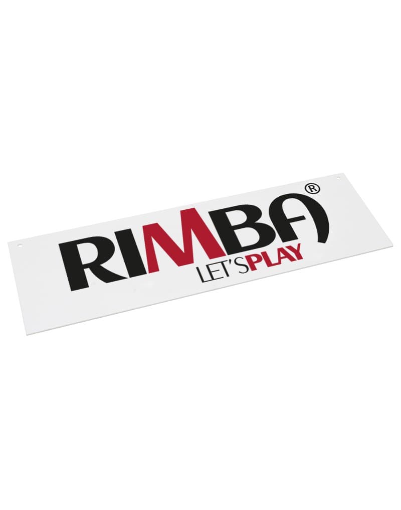 Rimba -  Sign with logo Rimba Let's Play 1