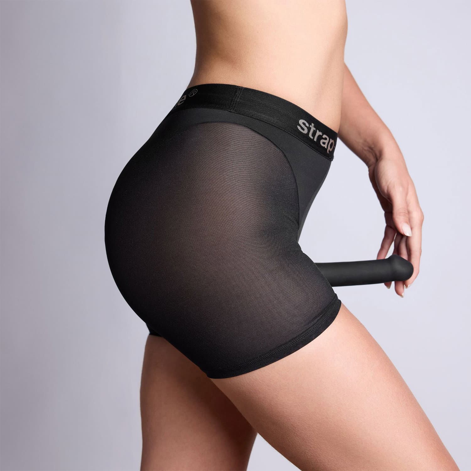Strap-On-Me - Halo - Harnas Lingerie - Zwart 8