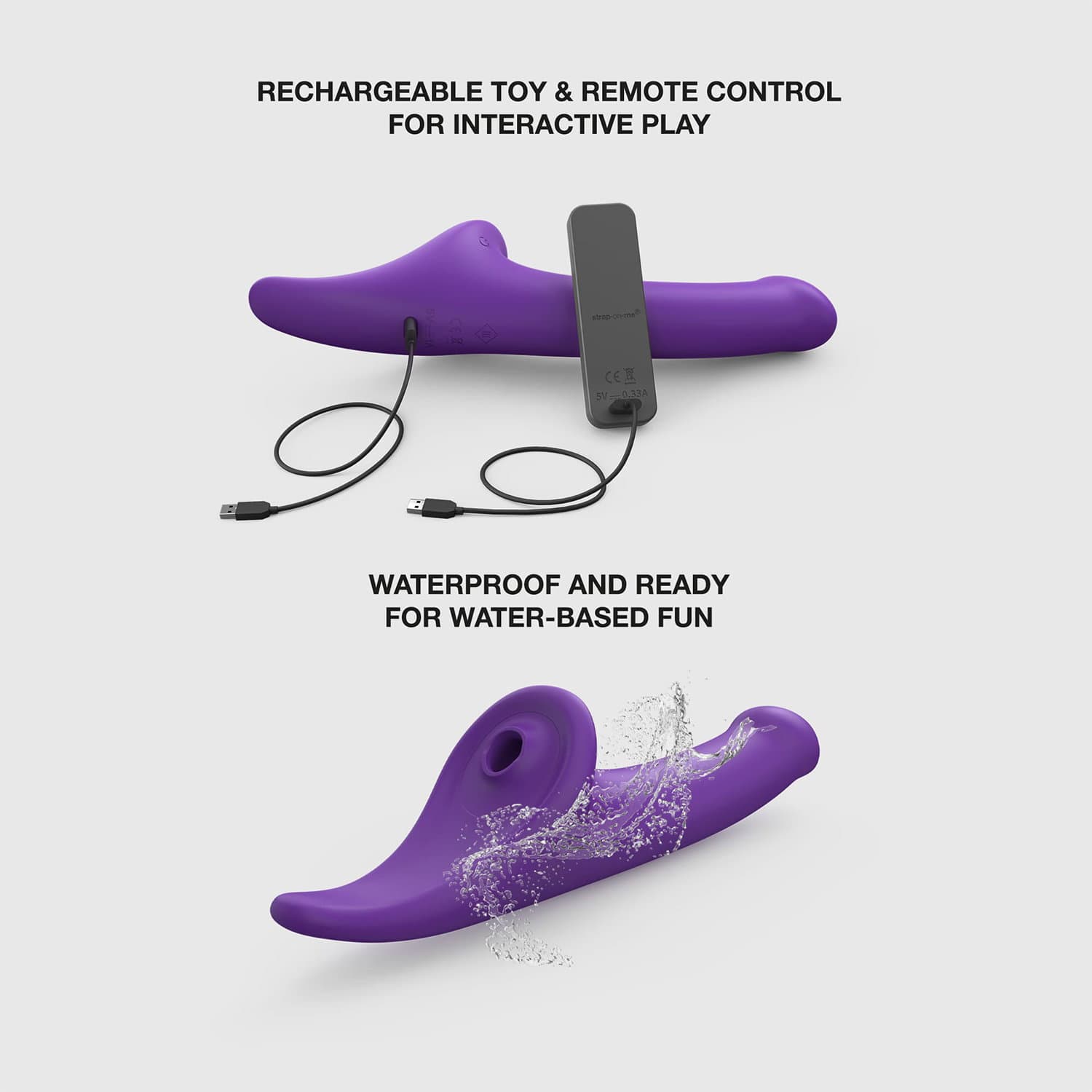 Strap-On-Me – Multi Orgasme Dildo – Maat S – Paars 7
