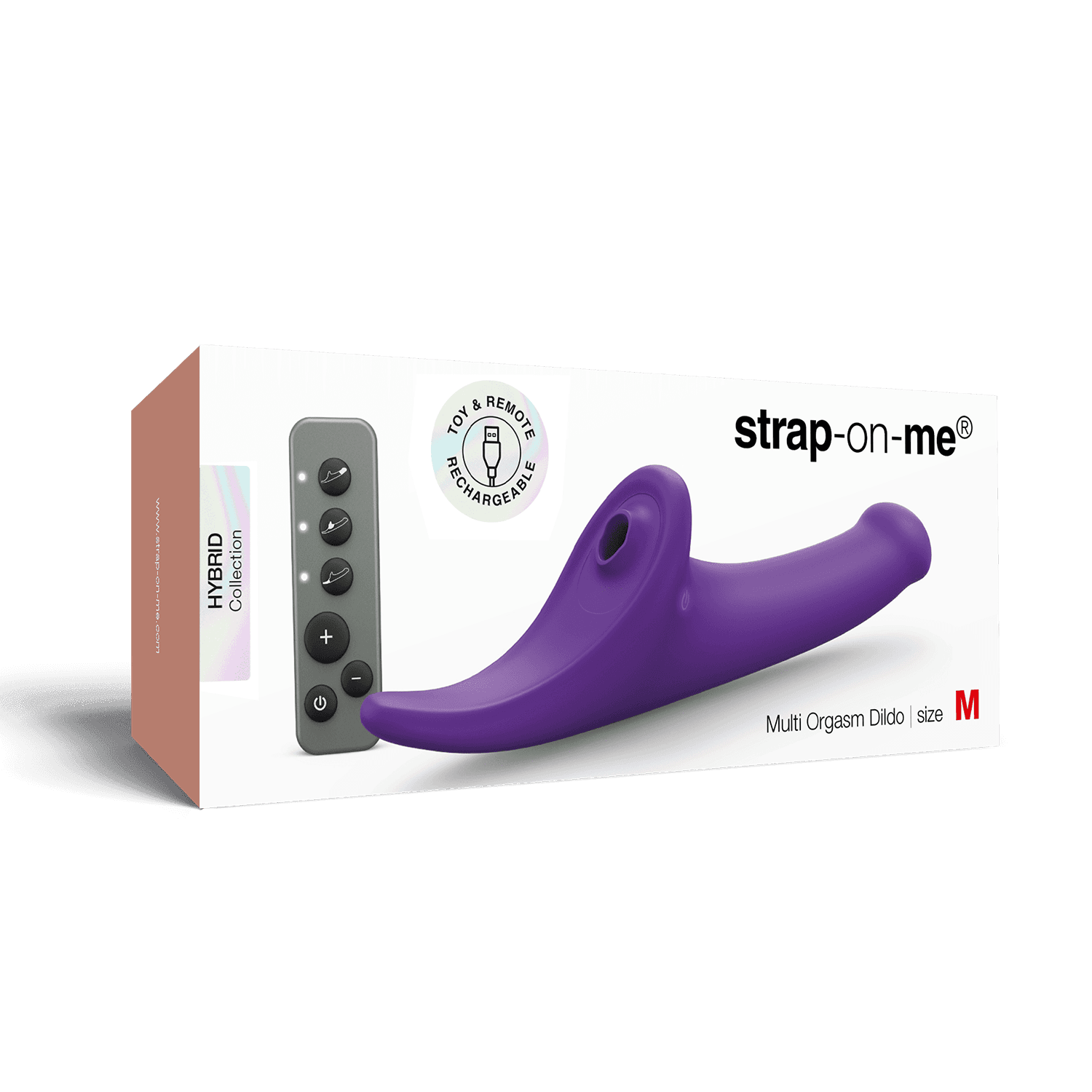 Strap-On-Me – Multi Orgasm Dildo – Maat M – Paars 2