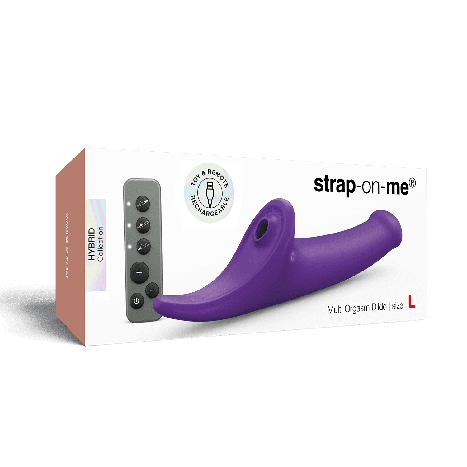 Strap-On-Me – Multi Orgasme Dildo – Maat L – Paars 2