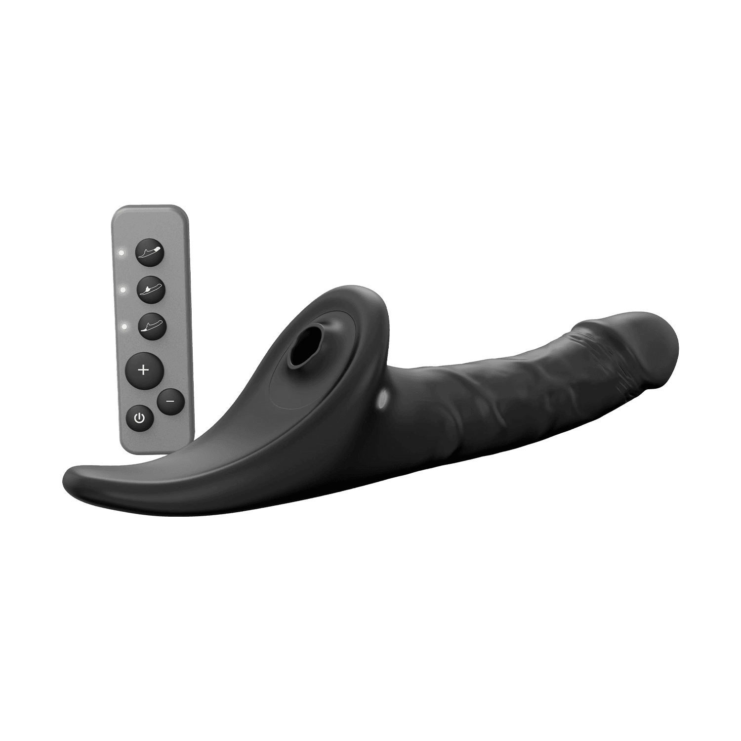 Strap-On-Me - Multi Orgasm Realistic Dildo - Maat M - Zwart 4