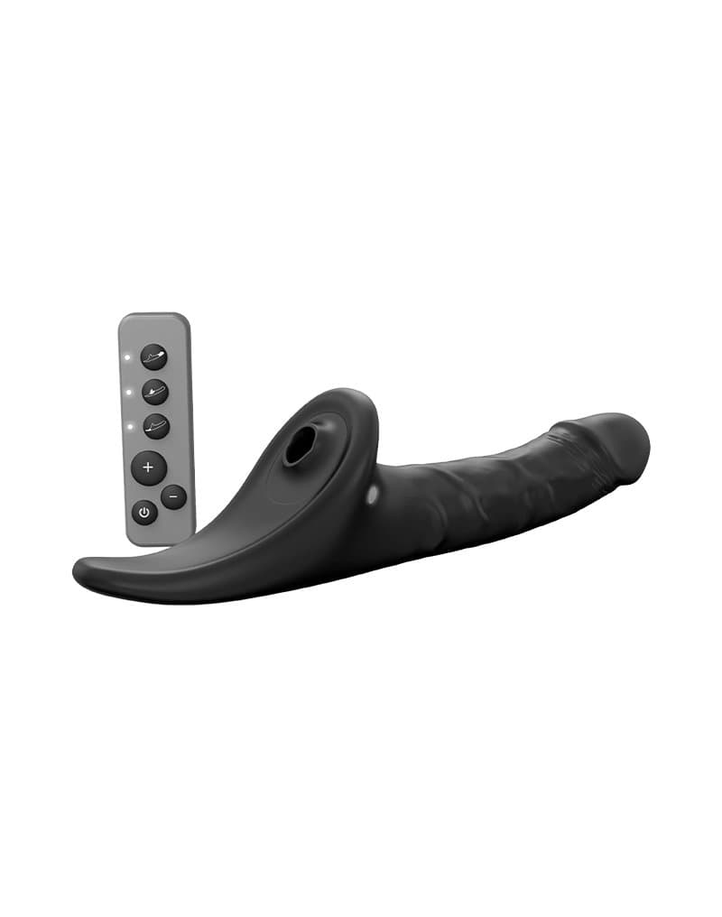Strap-On-Me - Multi Orgasm Realistic Dildo - Maat M - Zwart 1