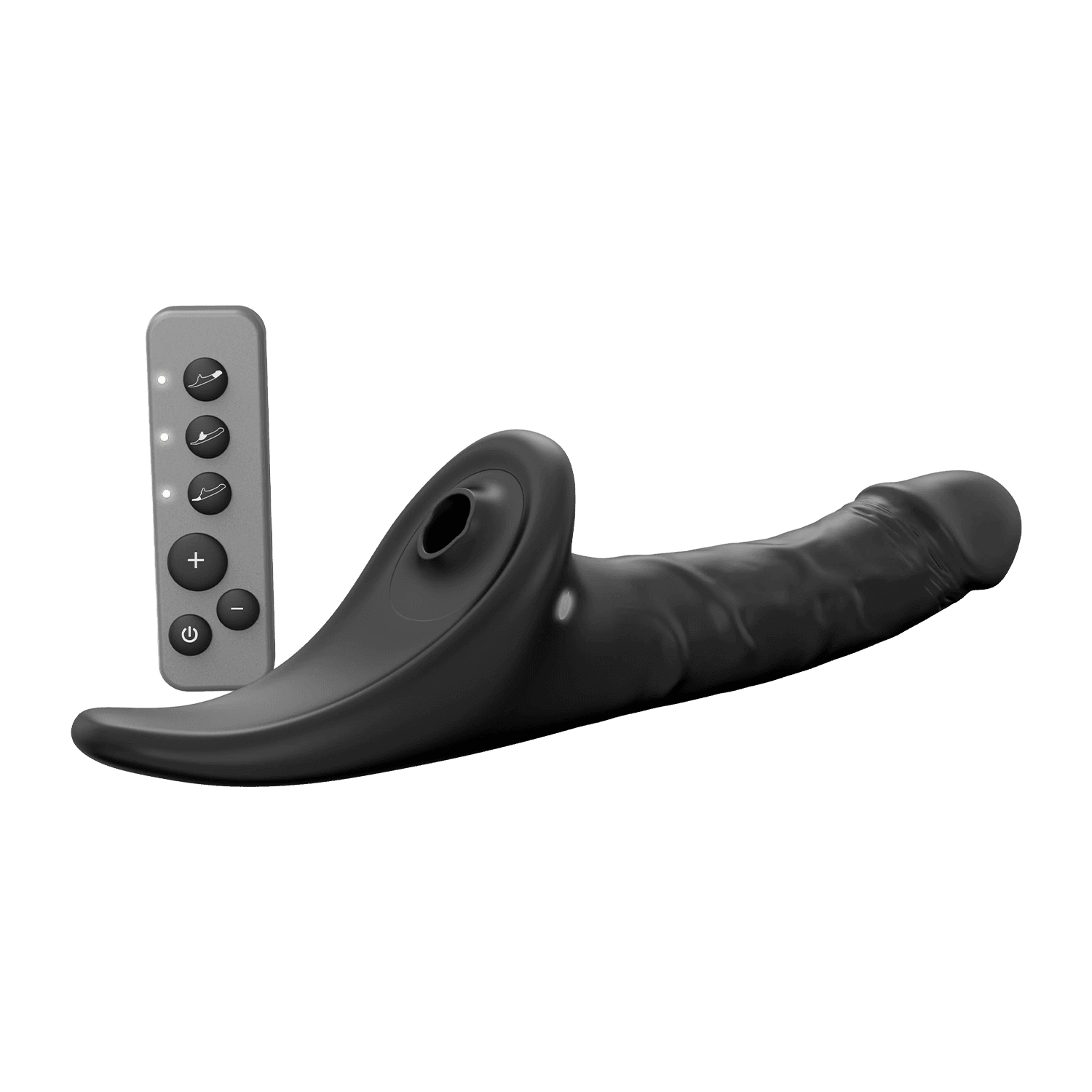 Strap-On-Me - Multi Orgasm Realistic Dildo - Maat XL - Zwart 4
