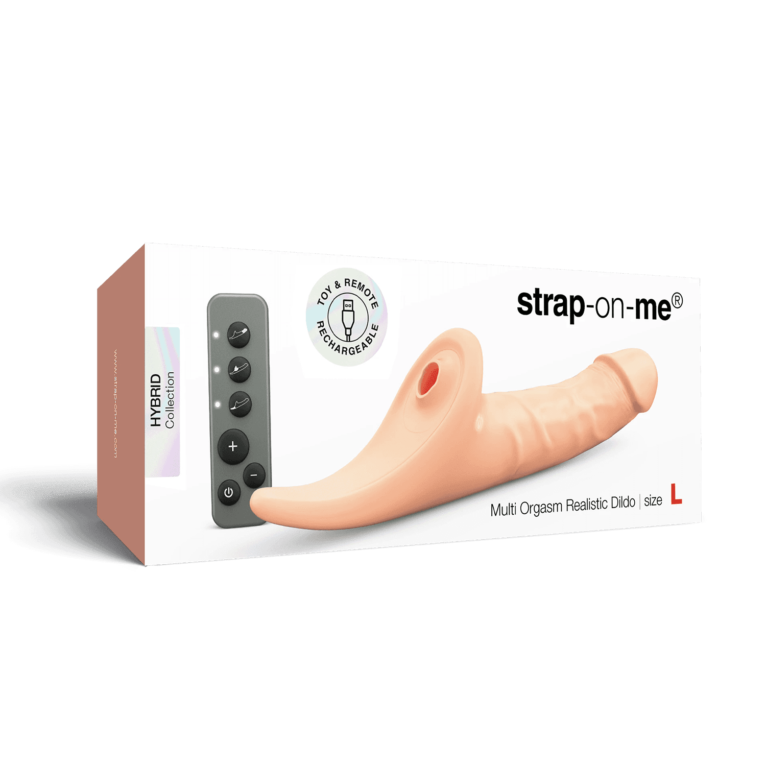 Strap-On-Me - Multi Orgasm Realistic Dildo - Maat L - Nude 2