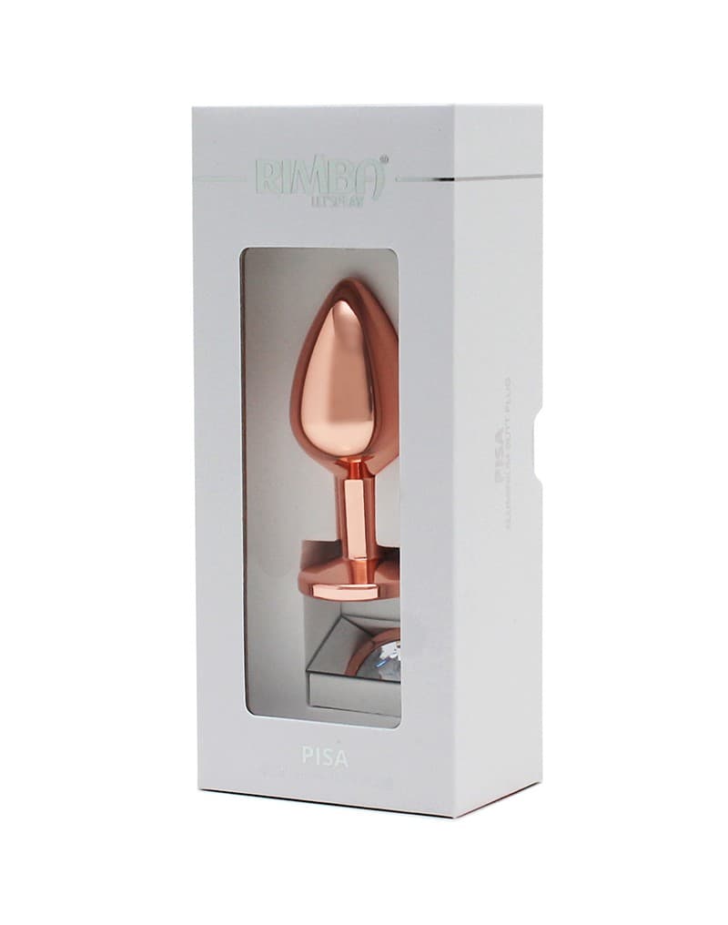 Rimba Toys - Pisa - Buttplug - Rosé Goud 2