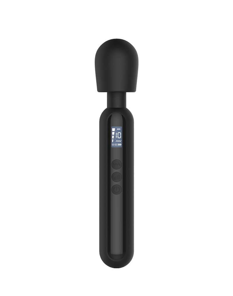 Rimba Toys - Sensual Nights SN10 - Medium Wand Massager - Zwart 1