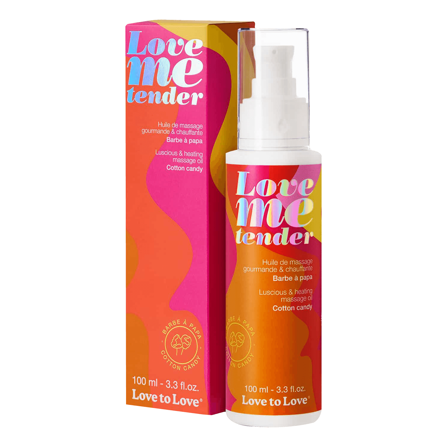 Love To Love - Love Me Tender Massageolie - Cotton Candy 5