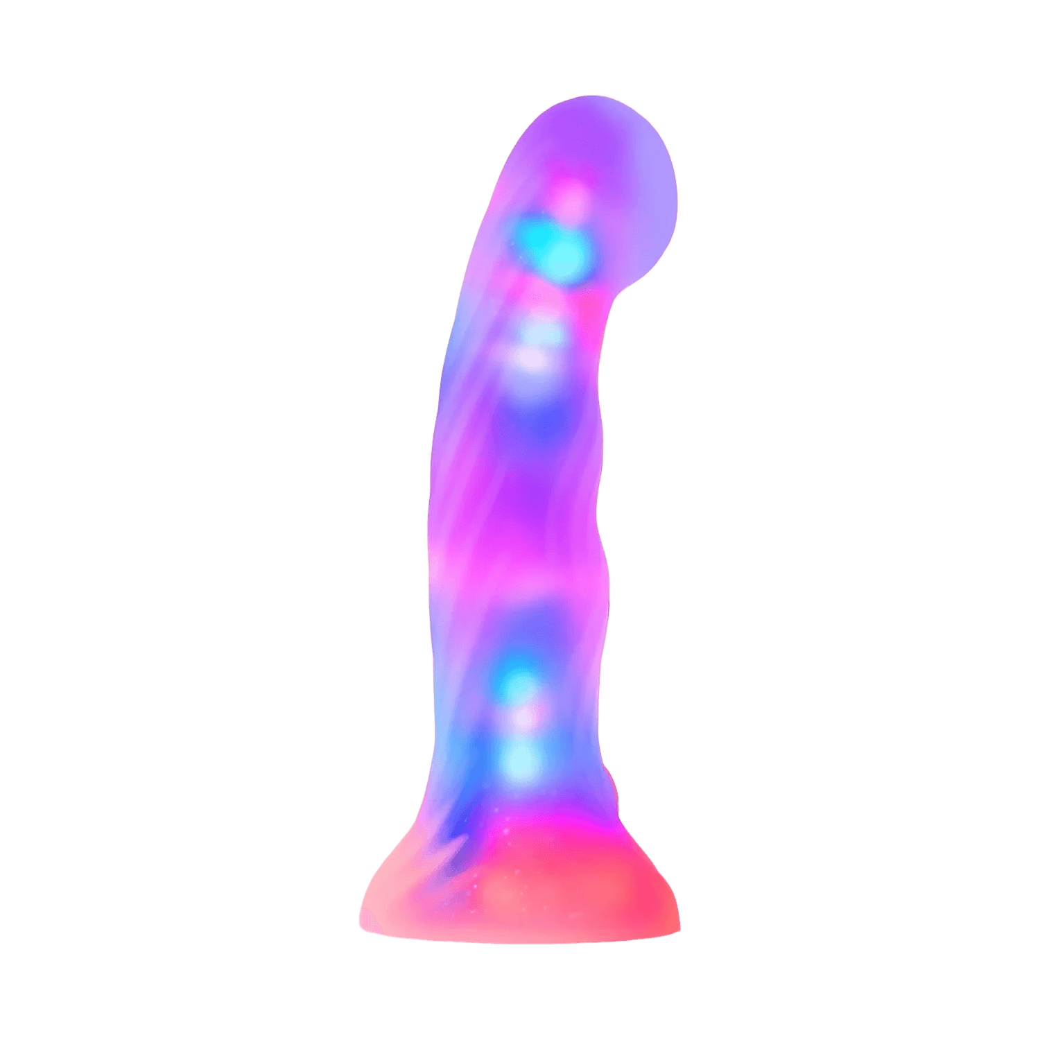 Love to Love - Sugar Bomb - Dildo met Led - Roze/Geel 4