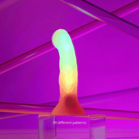 Love to Love - Sugar Bomb - Dildo met Led - Roze/Geel 8