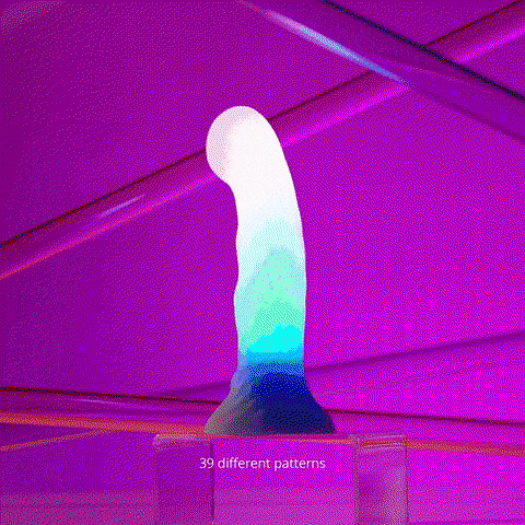 Love to Love - Candy Loop - Dildo met Led - Blauw/Roze 8