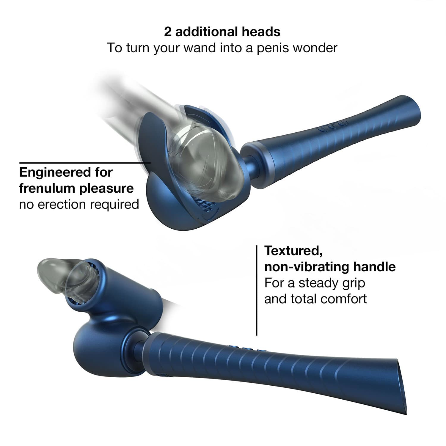 MANWAN - Man.Wand Edgy - Wandvibrator - Stellar Blue 10