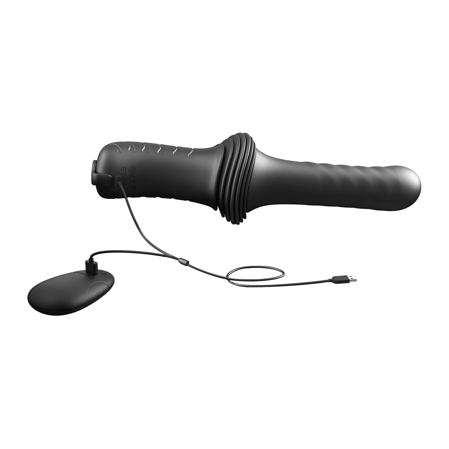 Dorcel - Deep Orgasm - Thrusting Vibrator - Zwart 6