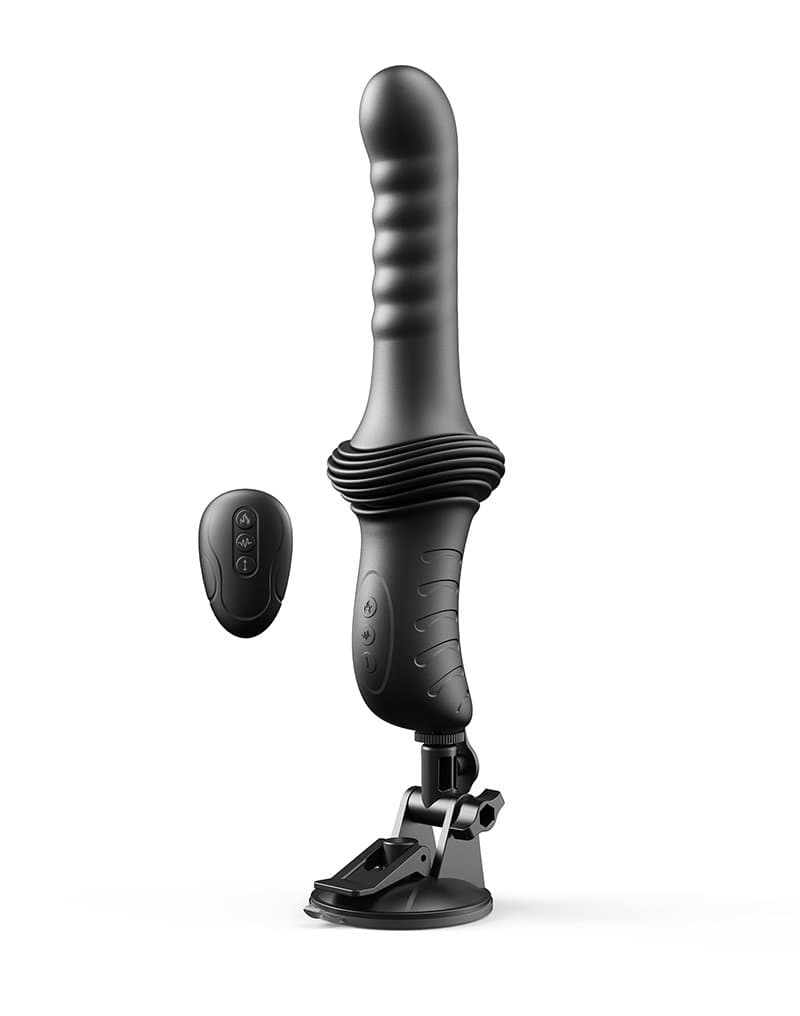Dorcel - Deep Orgasm - Thrusting Vibrator - Zwart 1