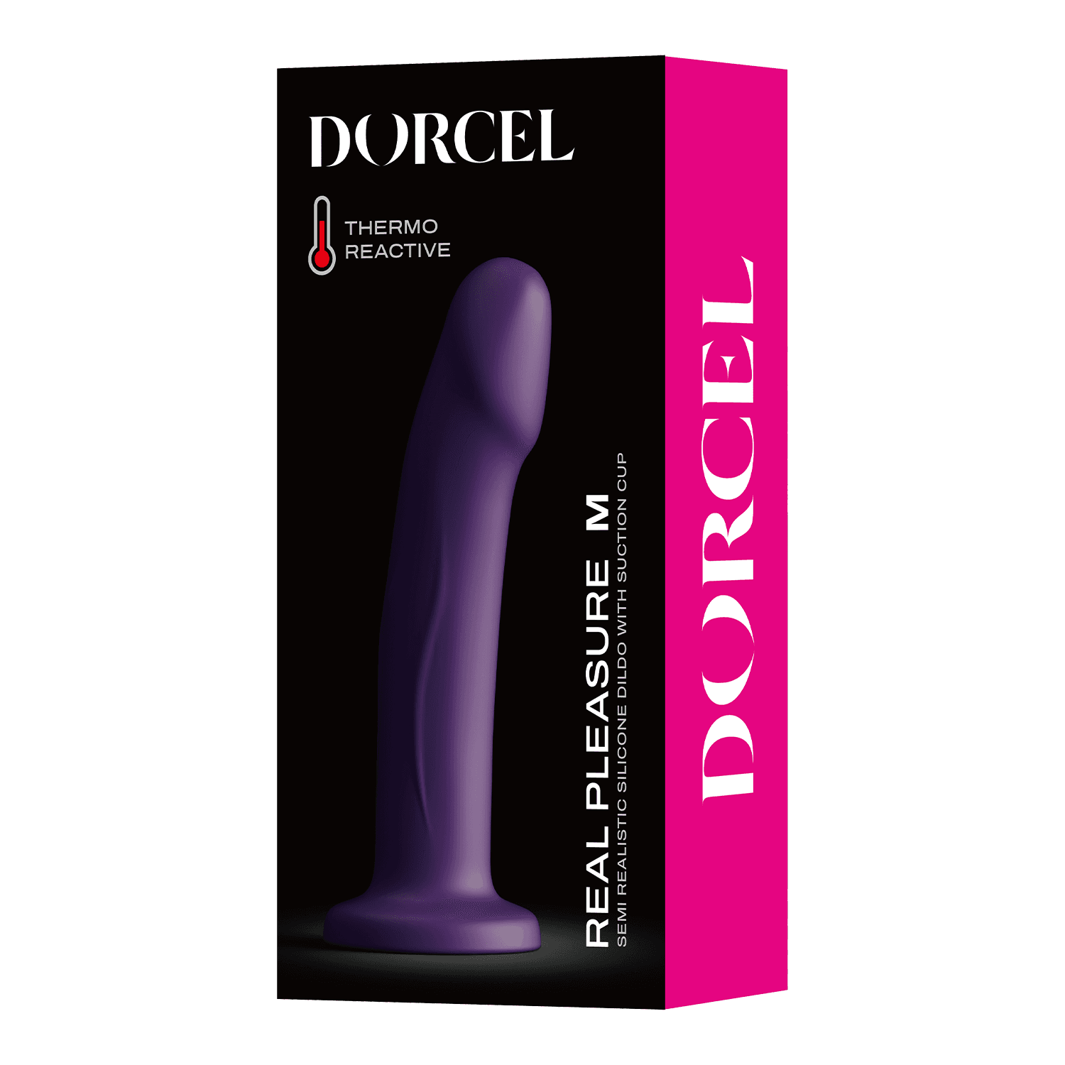 Dorcel - Real Pleasure Dildo - Maat M - Paars 2