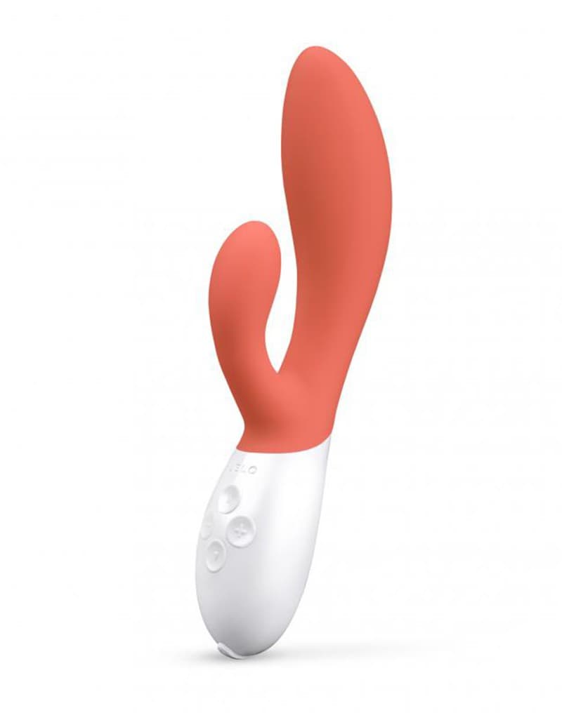 LELO - Ina 3 - Rabbit Vibrator - Coral 1